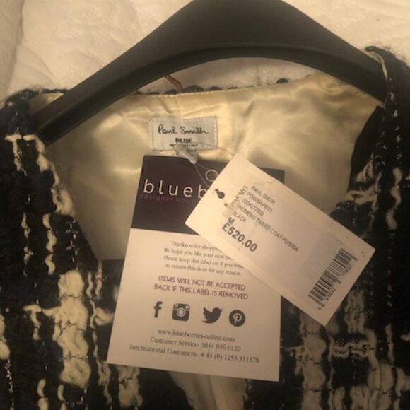 Paul Smith Blue Coat/Jacket - Picture 5 of 6